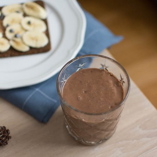 Smoothie Proteine Chocolat Banane Recette Sans Lactose